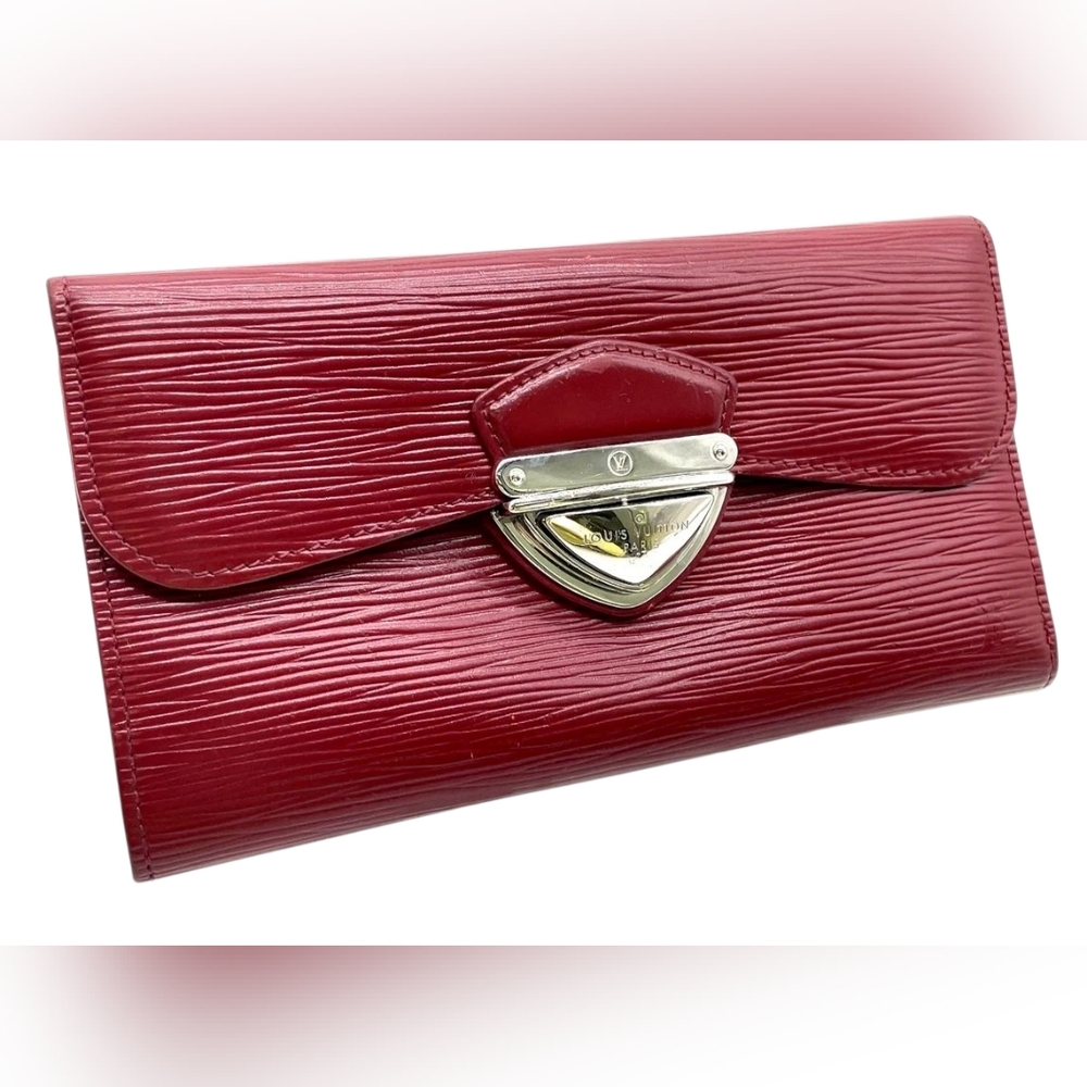 Louis Vuitton Epi Red Portefeuil Eugenie Long Wallet